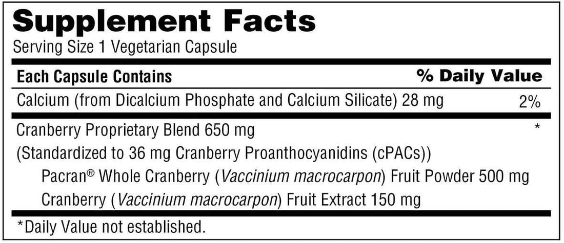 trunature Cranberry 650 mg, 140 Vegetarian Capsules (2 Pack)