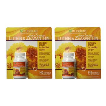 TruNature Vision Complex with Lutein & Zeaxanthin - Great Value Pack of 2 (Total 280Ct Softgel Type) x#vswa